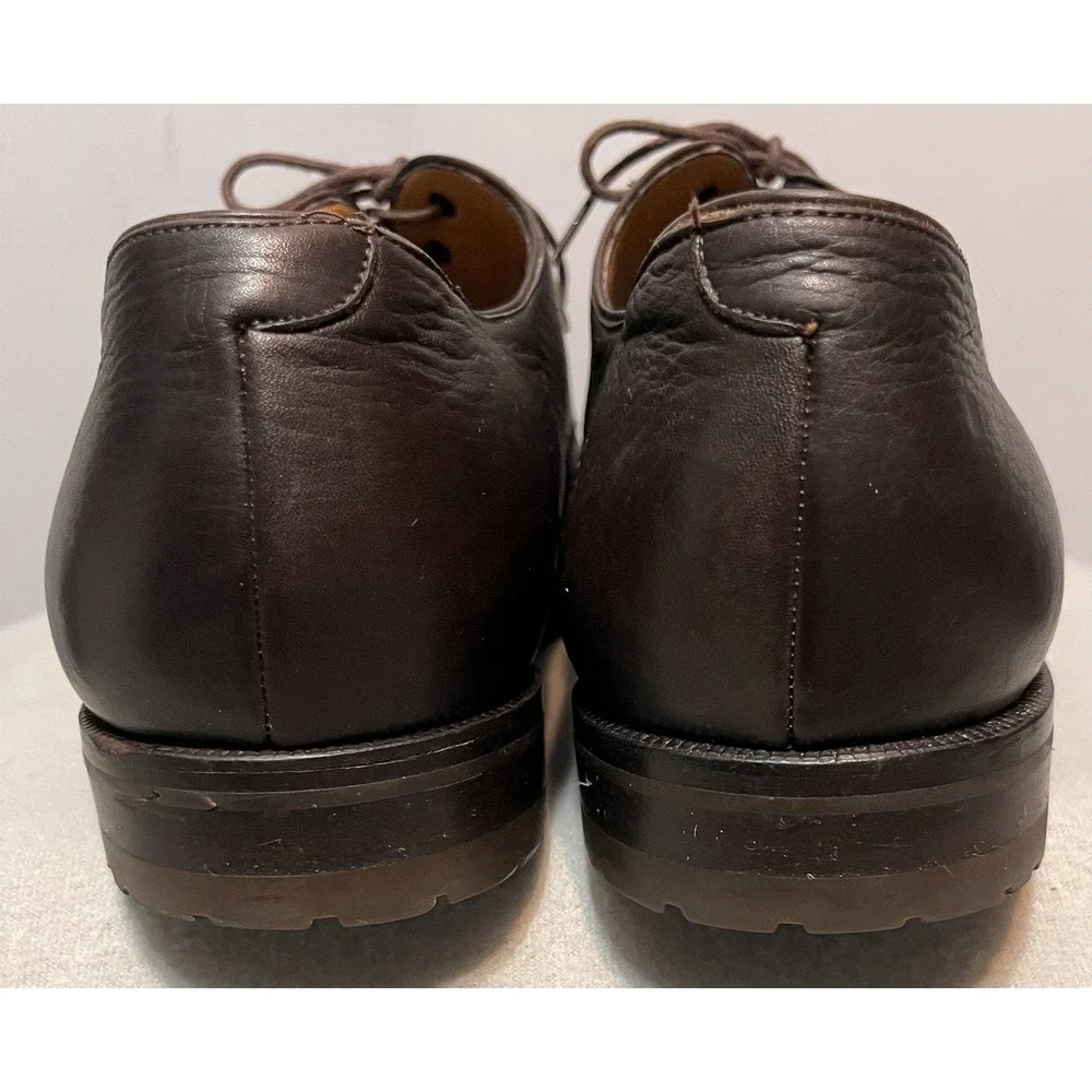 Peter Huber Mens Brown Leather‎ Lace Up Shoes Sz 13M